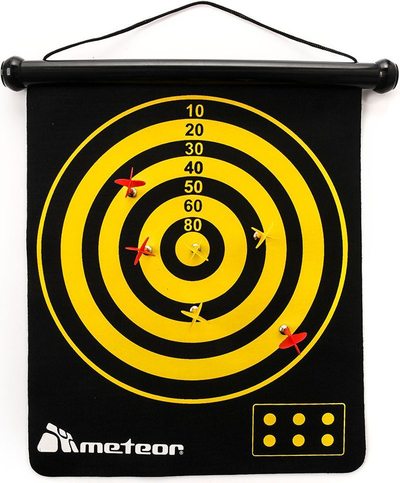 Tabelë për pikado Meteor (24684), 6 shigjeta, 50 x 34 x 46.5 cm