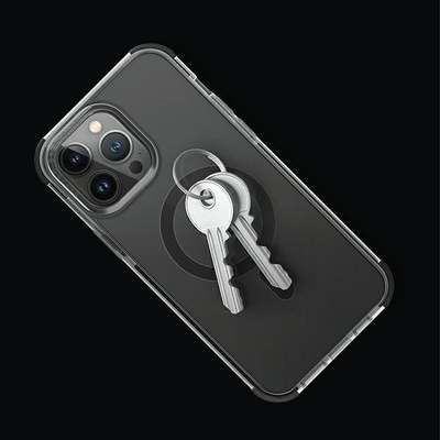 Këllëf Uniq Combat për iPhone 14 Pro 6.1", MagSafe, i zi charcoal