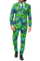 Kostum për burra Opposuits Juicy Jungle, slim fit, me bozhure tropikale, jeshil shumëngjyrësh