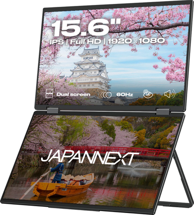 Monitor portativ JapanNext Dual, 15.6", FHD