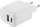 Karikues muri Schwaiger LAD260512, 1x USB A, 1x USB C, i bardhë