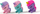 Set shkollor Kidea Unicorn, 9 pjesë, ngjyra pastel