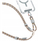 Kabllo lanyard për telefon Skinarma Dyno, USB C në USB C, 2 në 1, bezhë