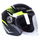 Helmetë moto Cassida Flu Classic LED, polikarbonat, dritë reflektuese, e zezë