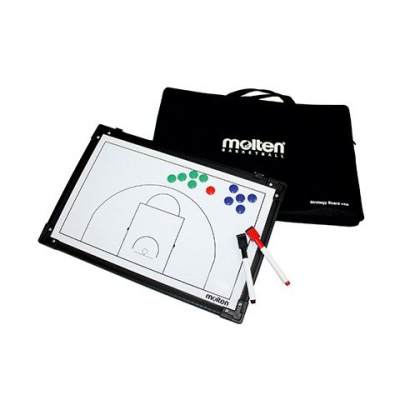 Tabelë taktike basketbolli Molten MSBB, magnetike, e palosshme