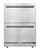 Frigorifer për jashtë RETT136A, 136L, çelik inox, ngjyrë argjendtë