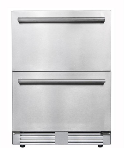 Frigorifer për jashtë RETT136A, 136L, çelik inox, ngjyrë argjendtë