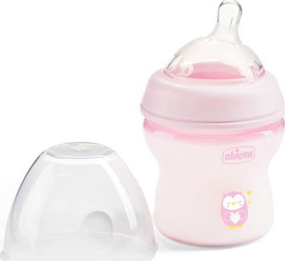 Biberon Chicco NaturalFeeling 53619, 150 ml, sistem kundër kolikave, transparent