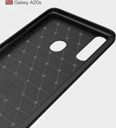 Kapak telefoni Samsung Galaxy A20s Armored Carbon, TPU, i zi