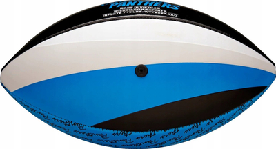 Топ американски фудбал Wilson NFL Peewee Carolina Panthers, големина 7, за деца, црно-син