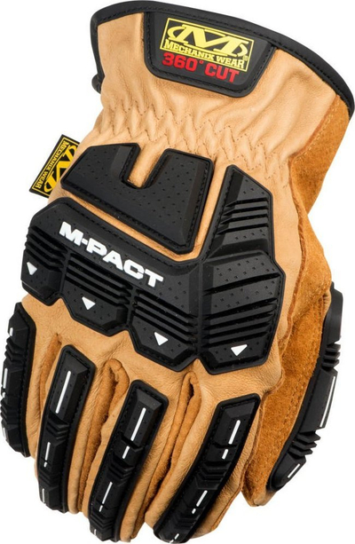Doreza pune Mechanix Wear Durahide M-Pact Driver F9-360, kundra prerjeve, bezhë