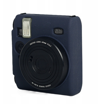 Mbulesë silikoni LoveInstant për FujiFilm Instax Mini 99, xhep mbrojtës, blu e errët (navy)