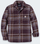 Këmishë Carhartt Rugged Flex, flanel me katrorë, Relaxed Fit, Dark Sepia