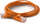 Kabllo rrjeti Wantec WW Patch Cable CAT6A, 0.1m, RJ45, portokalli