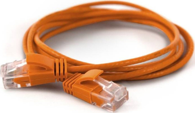 Kabllo rrjeti Wantec WW Patch Cable CAT6A, 0.1m, RJ45, portokalli