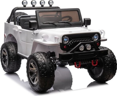 Makina elektrike për fëmijë Lean Toys JH-102 4x4, 4 motorë, deri 60 kg, e bardhë