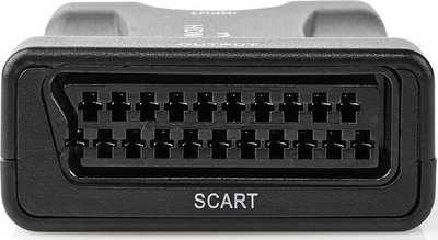 Konvertues HDMI në SCART Nedis, 1080p, me audio, i zi
