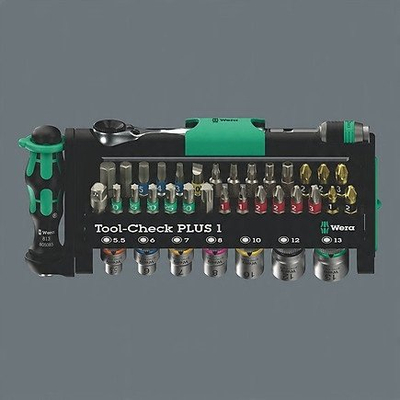 Set veglash Wera Tool Check Plus Imperial 05049060001, 39 pjesë, çelik chrome vanadium