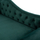 Divan Chesterfield Niovi (HM3007.03), gjelbër/ zezë