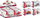 Set blloqesh ndërtimi ALLEBLOX Fire Brigade, 96–104 copa, me ngjyra