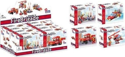 Set blloqesh ndërtimi ALLEBLOX Fire Brigade, 96–104 copa, me ngjyra