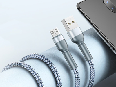 Kabllo USB në Micro USB Remax Jany Alloy, 1 metër, 2.4A, e zezë