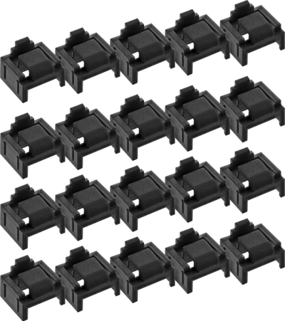 Bllokues porti LAN InLine 55722N, 20 copë, RJ45, i zi
