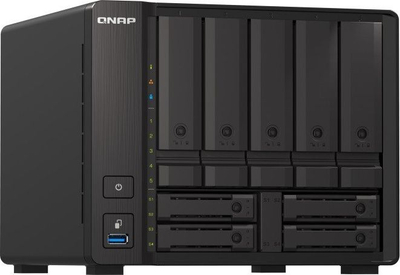 NAS server QNAP TS-h973AX-32G, Ryzen quad core, 10GbE, i zi