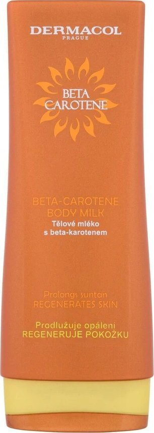 Qumësht trupi Dermacol Beta Carotene Body Milk, 200ml, për lëkurë të trupit