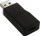 Adapter USB Roline, USB 3.0 Mashkull në USB Type C Femër, 5 V 1 A, i zi