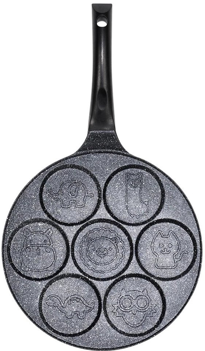Tigan për vezë Vilde Basic Line, granit, 26 cm, gri