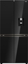 Frigorifer amerikan Haier CUBE 83 7 HCKR7819DWGB, NoFrost, 4 dyerë, i zi