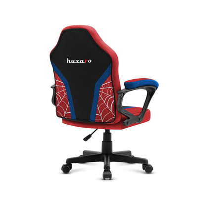 Karrige lojërash për fëmijë Huzaro Ranger 1.0 Spider Mesh, 80-150 cm, 130 kg, e zezë/e kuqe