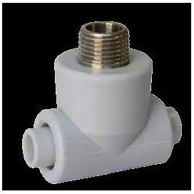 Tee Fusion Sigma Li PERTTZ2512, nyje PE RT, filetë mashkullore 25x1/2", plastike