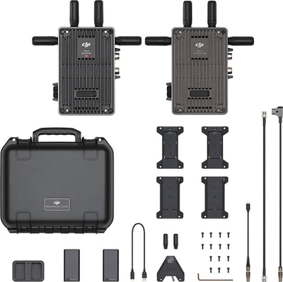 Sistem transmëtimi video Dji Transmission Standard Combo, pa rrushfjetë, SDI HDMI, i zi