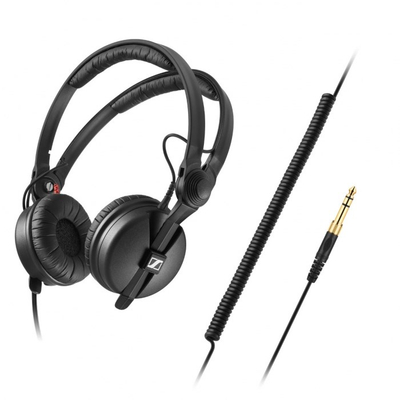 Kufje Sennheiser HD 25 Plus, on ear, me kabllo 3.5mm, të zeza