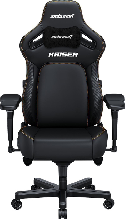 Karrige gaming AndaSeat Kaiser 4 Series XL, lëkurë PVC premium, ergonomike, e zezë elegante