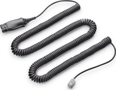 Kabllo telefoni HP Poly 72442-41 HIS, për kufje gjerëbandë, Quick Disconnect, e zezë