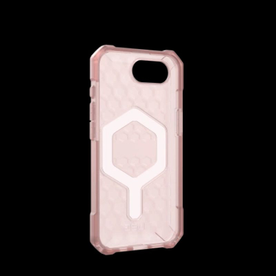 Mbulesë telefoni UAG Essential Armor MagSafe për iPhone 16e 6.1", transparente, rozë