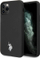 Mbrojtëse telefoni U.S. Polo Assn për iPhone 11 Pro Max, lëkurë PU, e zezë