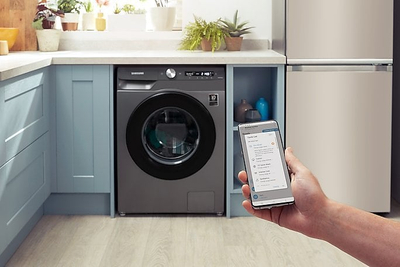 Rrobalarëse Samsung WW90T534DANS1, e hirtë, 9kg