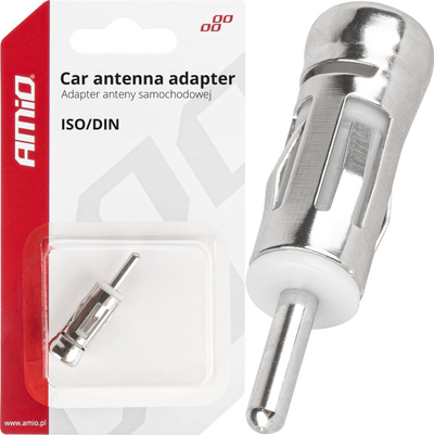 Adapter antene AMiO 03966, reduktim ISO në DIN, i drejtë