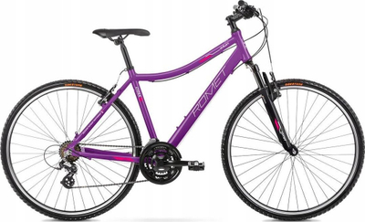 Biçikletë cross për femra Romet Orkan D, 28", kornizë 17", lejla rozë