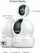 Kamerë sigurie Wi-Fi EZVIZ CS-CP1, 4MP 2K, IR 10m, e bardhë
