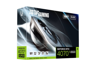Kartelë grafike Zotac Gaming GeForce RTX 4070 Ti SUPER Trinity Black 16GB GDDR6X
