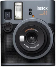 Fotoaparat instant Fujifilm Instax Mini 41, pasqyrë për selfie, ekspozim automatik, metalik