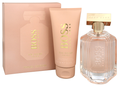Set Hugo Boss, parfum Boss The Scent For Her 100 ml + losion trupi 100 ml