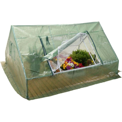 Serë kopshti ProGarden Greenhouse, mini serë për lule edhe perime, me mbulesë plastike jeshile
