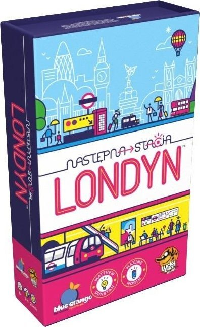 Lojë tavoline Lucky Duck Games Next Station London, për familje, me strategji, shumëngjyrëshe