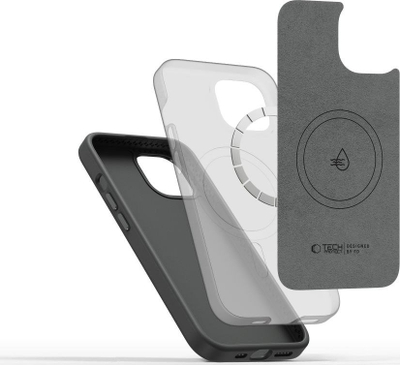 Kapak telefoni Tech-protect Silicone Pure MagSafe, për iPhone 15, silikon, Clay